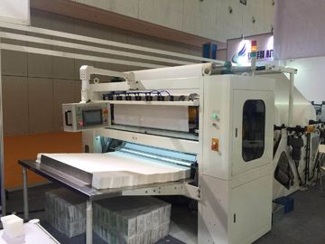Soft Tissue Paper Production Line Steel To Steel V Folded Facial Tissue Folder