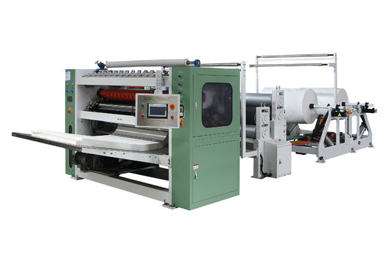 Mitsubishi Plc Facial Tissue Folding Machine 17 Bags / Min  Touch Screen